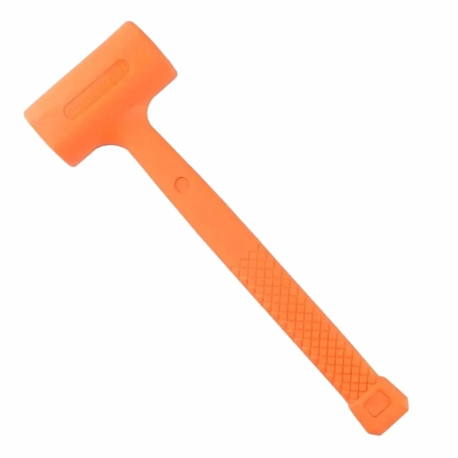 Młotek gumowy, 0,5-4LB Dead Blow Mallet Pomarańczowy Miękki Cichy Gumowy Młotek Montażowy Wielofunkcyjny Podłoga Drewniana Bez Elastyczności(1 LB)