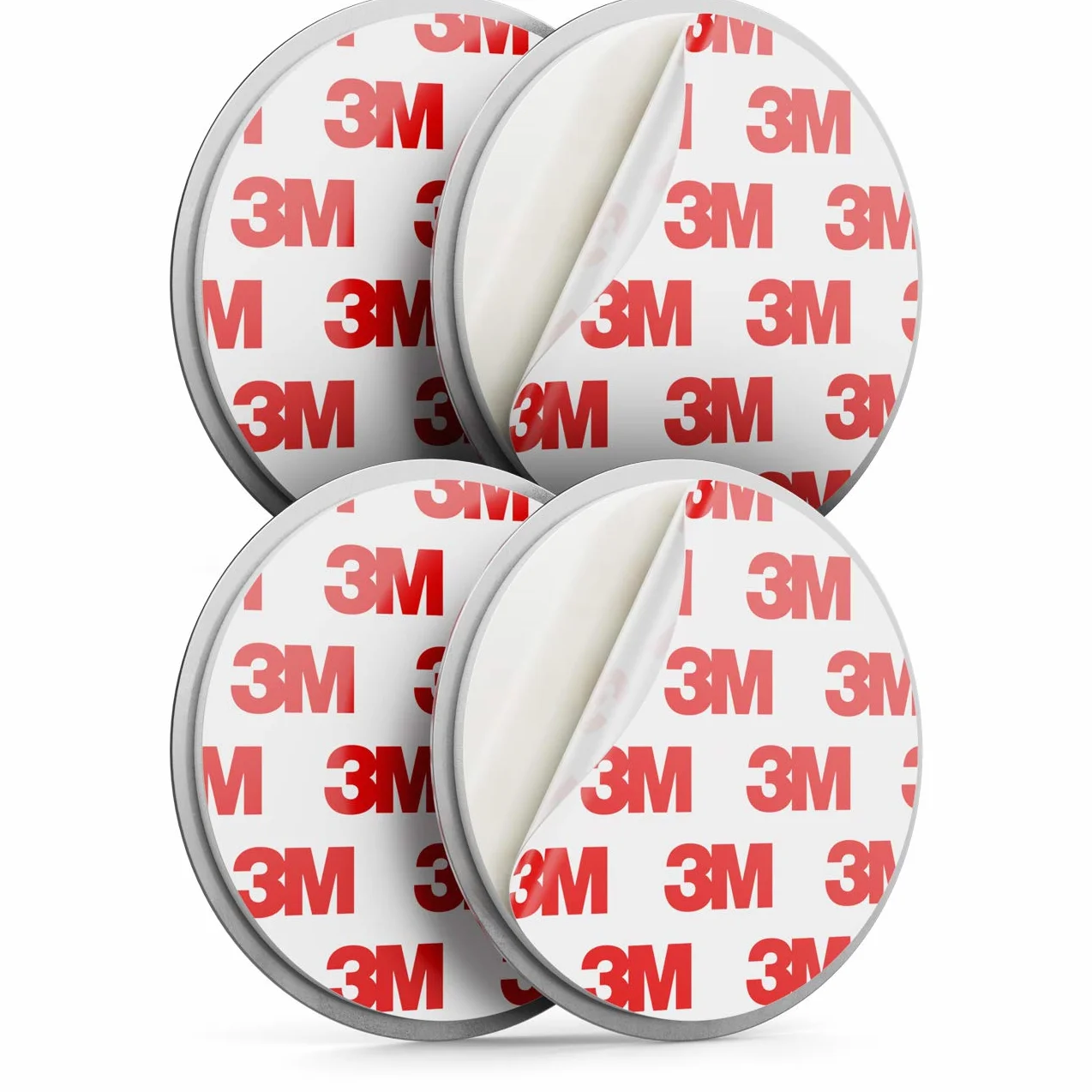 deleyCON 2x Mocowanie Magnetyczne do Czujek Dymu Uchwyt Magnetyczny Alarm Przeciwpożarowy Samoprzylepny Uchwyt Magnetyczny Powierzchnia Samoprzylepna Średnica 65mm