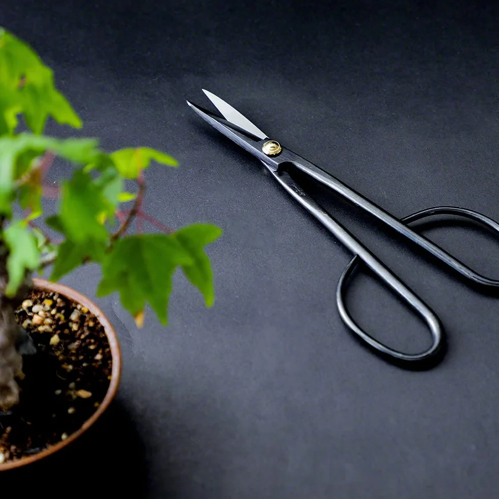 Wazakura Japońskie nożyczki do bonsai 7 cali (180 mm) wykonane w Japonii - czarne