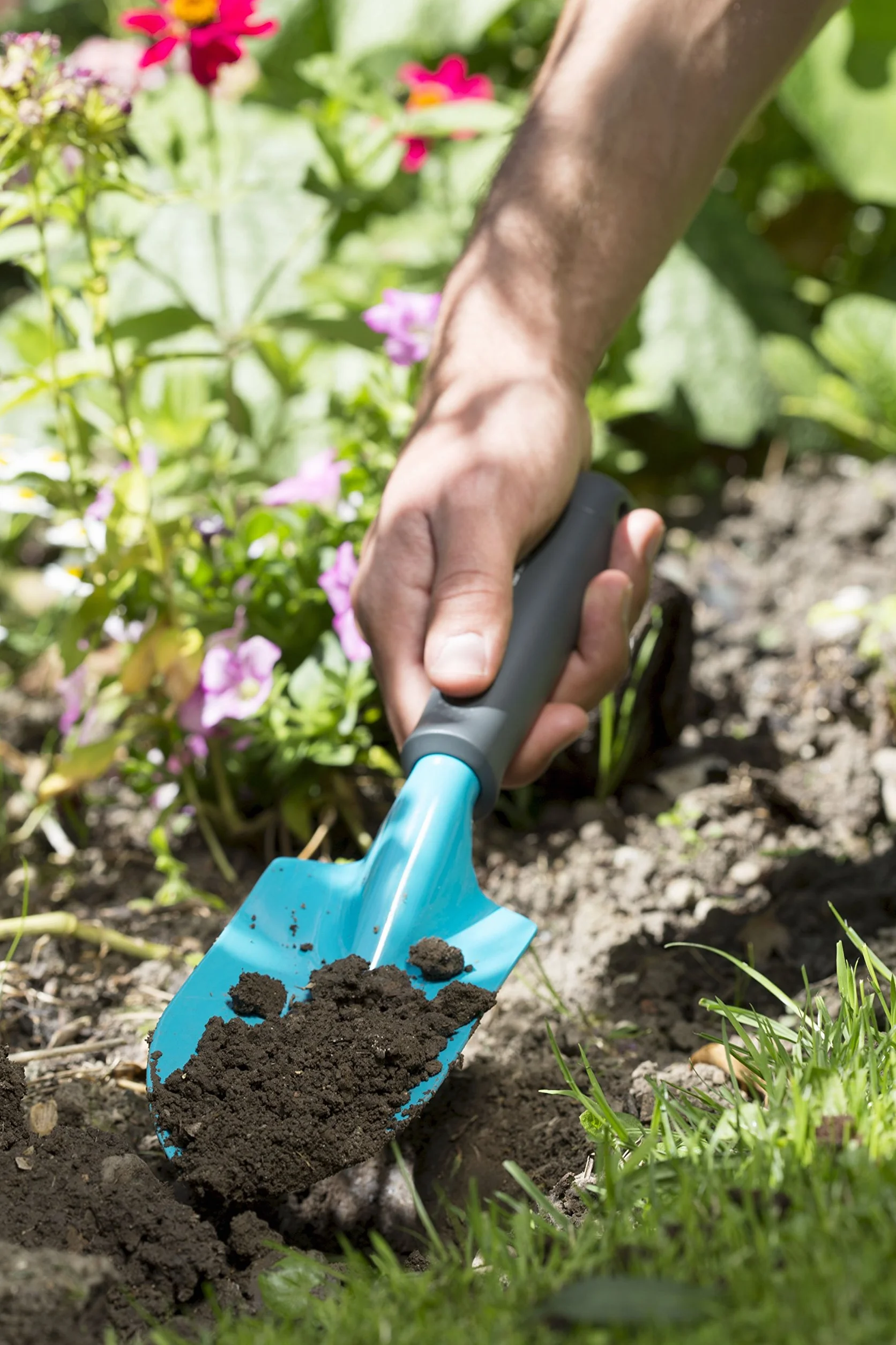 Gardena Classic łopatka do kwiatów 8 cm stal zabezpieczona przed korozją ergonomiczna rękojeść 8950-20