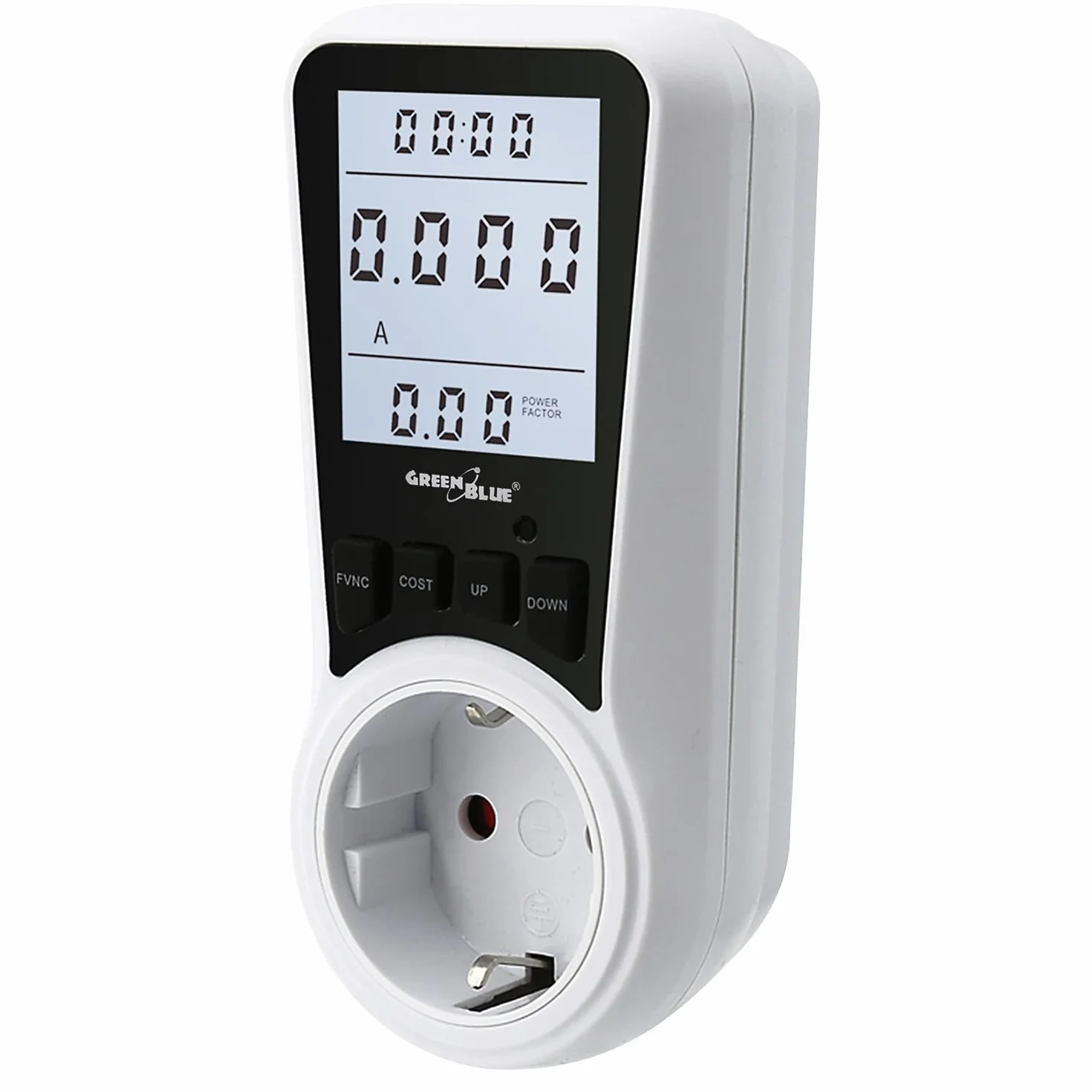 GreenBlue GB350 F Licznik Kosztów Energii Licznik Energii Elektrycznej Zużycie Licznik Watomierza Schuko