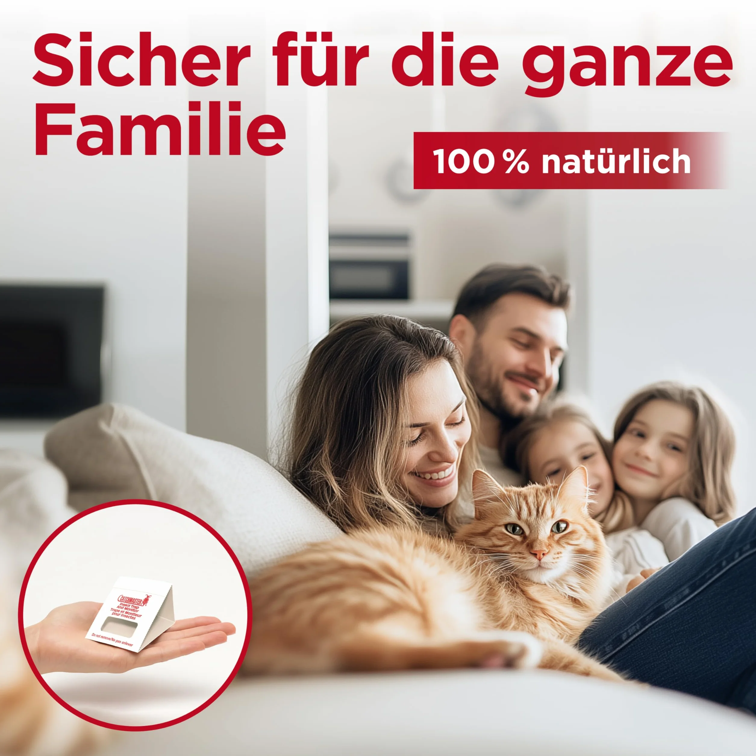 Catchmaster Pułapka na karaluchy, 30 x pułapka premium 100i, prosta pułapka na owady do karaluchów, silne klejące pułapki na karaluchy, w zestawie e-book