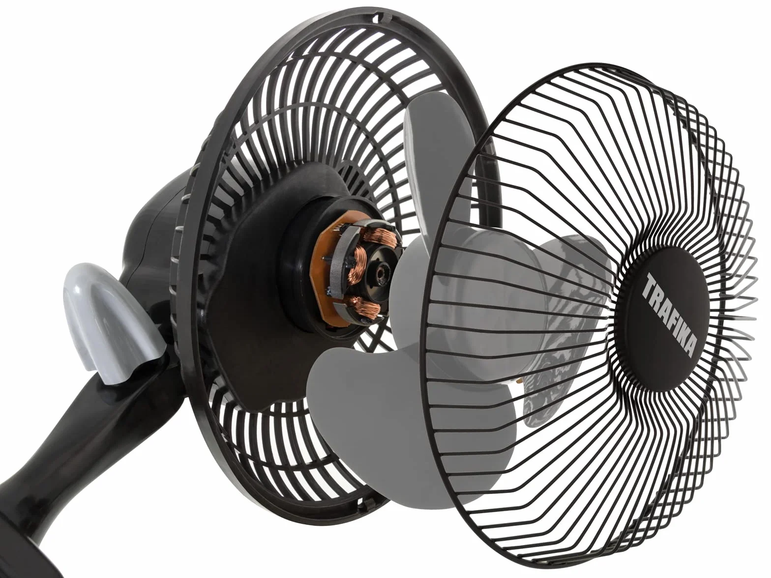 Trafika klips 15 cm 5 W silnik magnetyczny zacisk do mocowania na drążkach namiotów uprawy 2 klamry