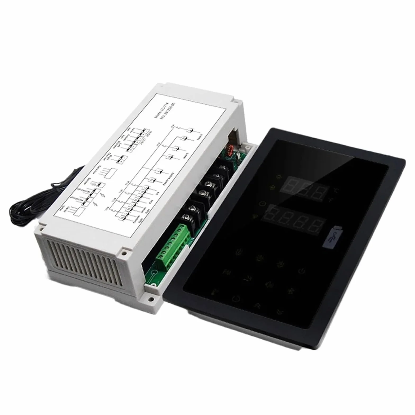 Elektryczny Sterownik Pieca Do Sauny Do Zdalnego Monitorowania Przez WIFI 24-godzinny Wielofunkcyjny Masaż Elektroterapeutyczny(Combination1,Manual Version)