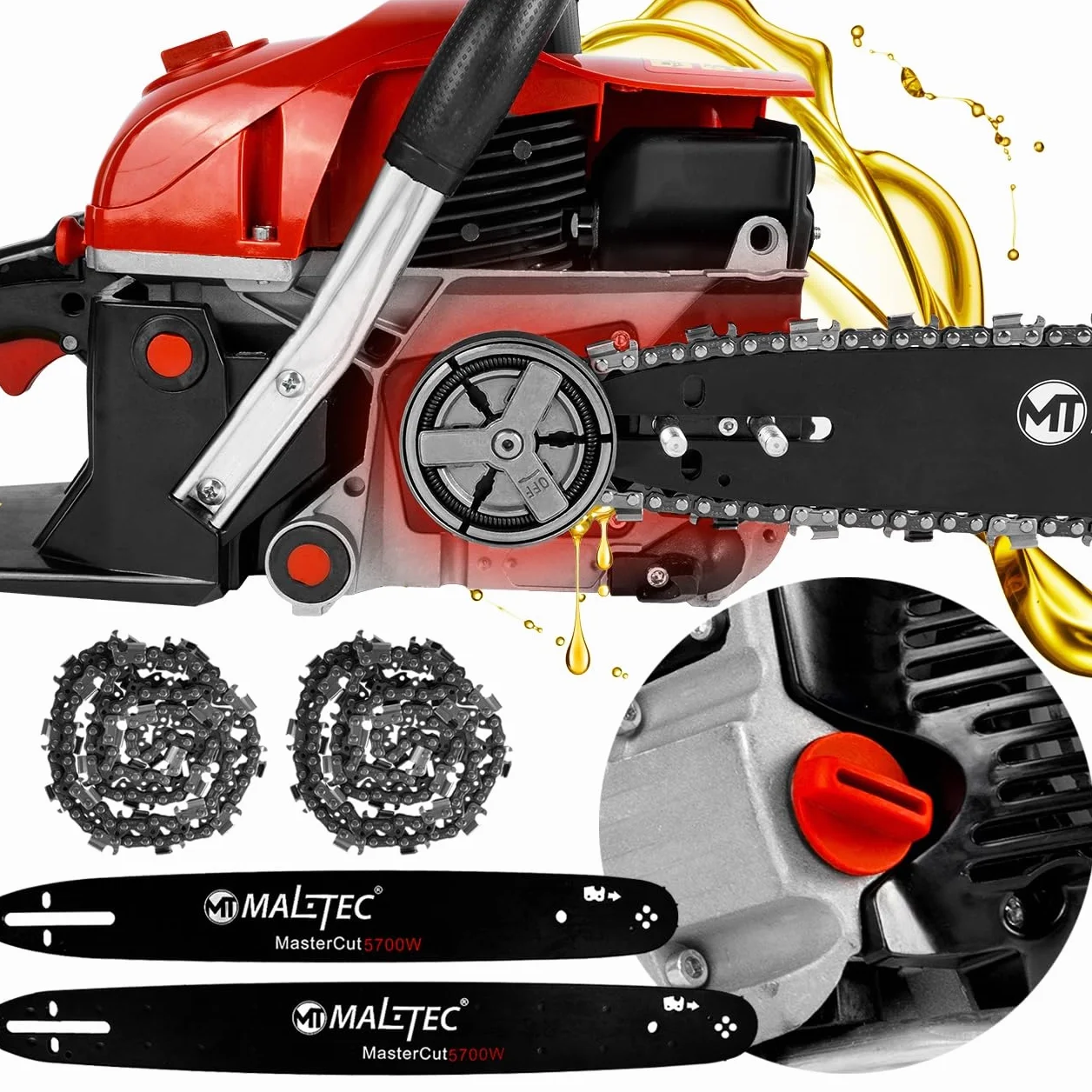 MalTec Piła Łańcuchowa Spalinowa MasterCut 5700W
