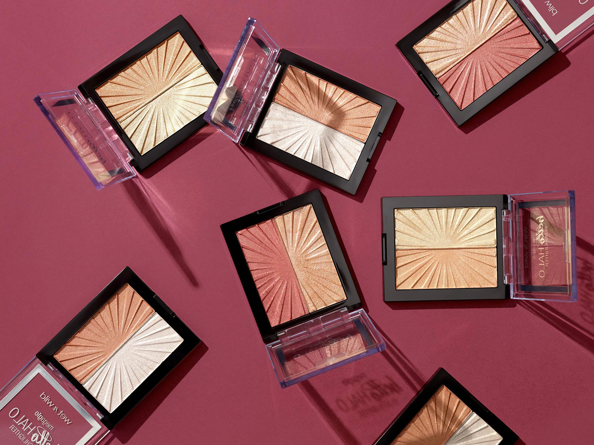 Wet n Wild MegaGlo Blushlighter, Blush and Highlighter Duo to Sculp, Highlight and Instantly Glow, Soft and Buildable Formula with Ultra-reflective, Micro-fine Pearl Pigments, Highlight Bling Shade