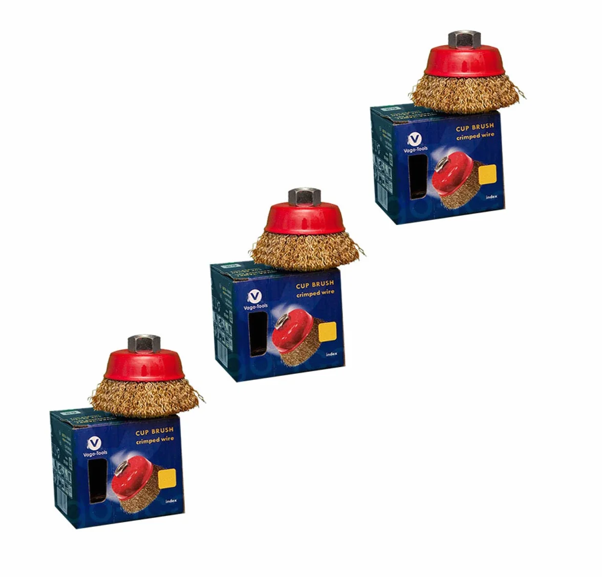 Szczotka do garnków 125 mm szczotki druciane szczotki faliste szlifierka kątowa & Flex VaGo 24 x