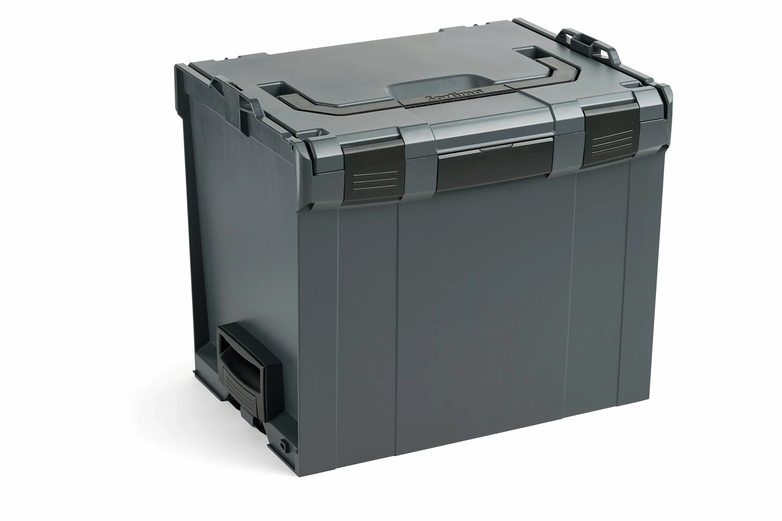 Bosch Sortimo L BOXX 374 antracyt | profesjonalna walizka na narzędzia | innowacyjny system transportowy | skrzynka na narzędzia puste tworzywo sztuczne | idealne pudełko organizera | rozmiar 4