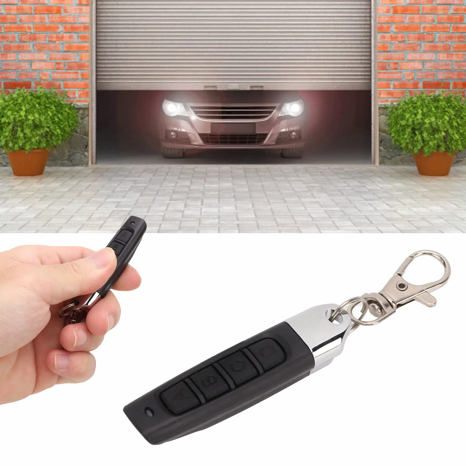 Otwieracz do drzwi garażowych Key Cloner Pilot wodoodporny Anti-Theft Otwieracz do drzwi garażowych Motocyklowe systemy alarmowe samochodowe do drzwi elektrycznych
