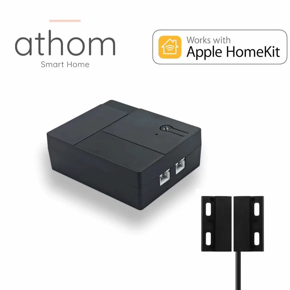 Inteligentny otwieracz do drzwi garażowych WiFi, kontroler Apple Homekit Siri, sterowanie głosem, przypomnienie SMS, zdalne udostępnianie (adapter UK)