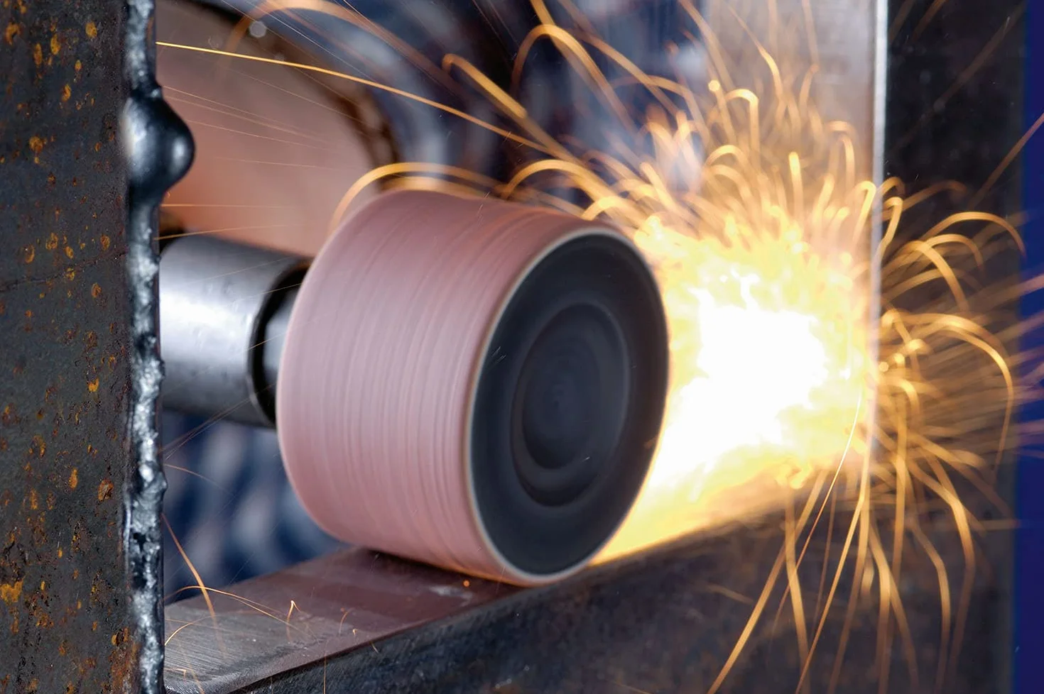 PFERD Zestaw tulejek szlifierskich, 13-częściowy | Korund Ø 45 x 30 mm A40, 60, 80, 150 z uchwytem z trzonkiem ø 6 mm | 42298005 – do uniwersalnych zastosowań