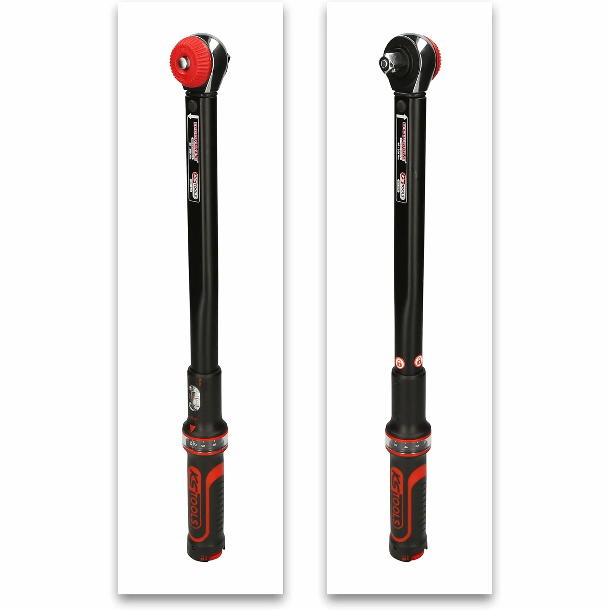 KS Tools 516.1442 1/2"ERGOprec Klucz dynamometryczny,40-200Nm, przełączana obrotowa głowica