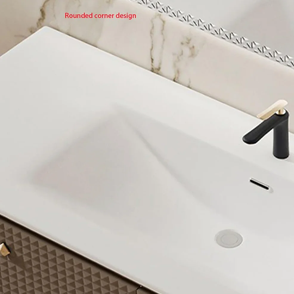 20-calowa ceramiczna umywalka podblatowa Umywalka łazienkowa Biała porcelanowa nablatowa Ceramiczna umywalka z przelewem Mała umywalka do łazienki,White,L28"H7"W20"