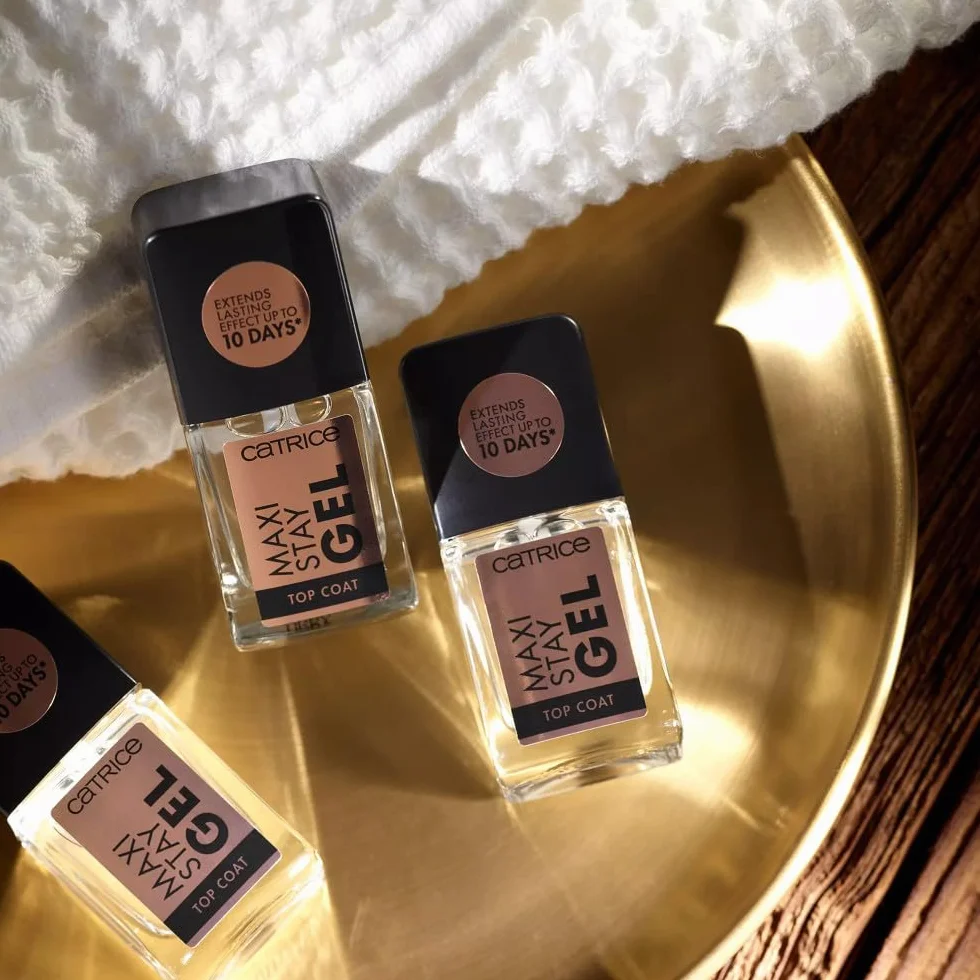 Catrice Maxi Stay Gel Top Coat, Unter- und Überlack, transparent