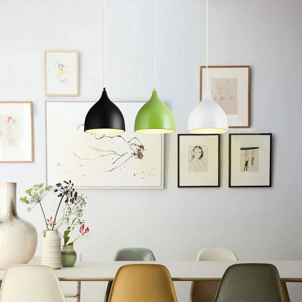 CHENKUI Kreatywne Lampy Wiszące Przemysłowe Metalowe Żyrandole E27 Podstawa Żarówki Rustykalna Lampa Sufitowa Wioska Wiszące Lampy Regulowana Wisząca Oprawa Oświetleniowa Do Domu Wiejskiego