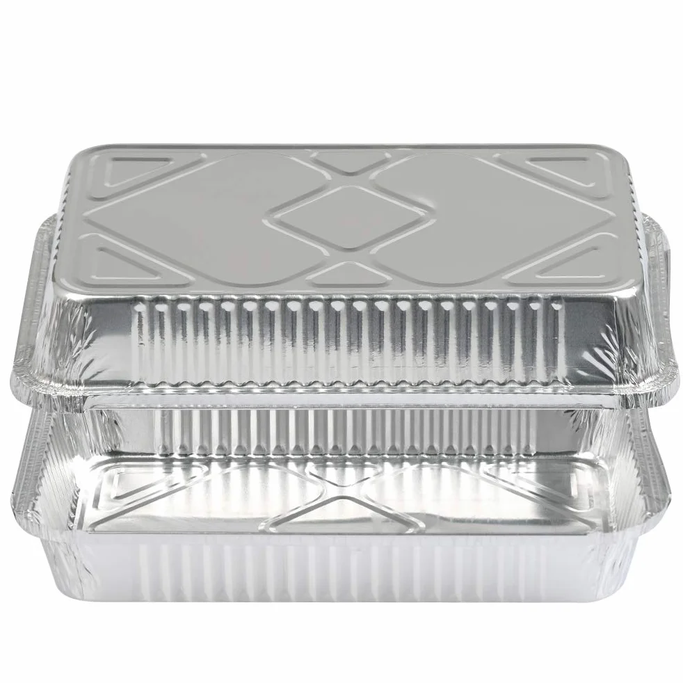 Aluminiowe tacki do grillowania 31x21x5 cm 25 szt. FOCCTS