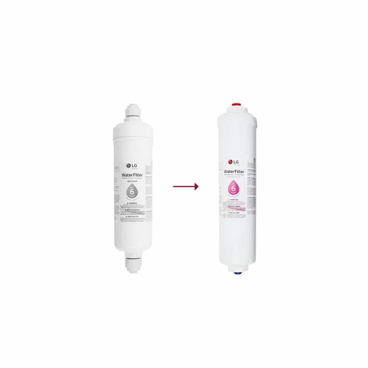 Lg Fridge Water Filter 5231JA2010B LG 2010B Wkład Filtrujący, Biały, 1 szt.