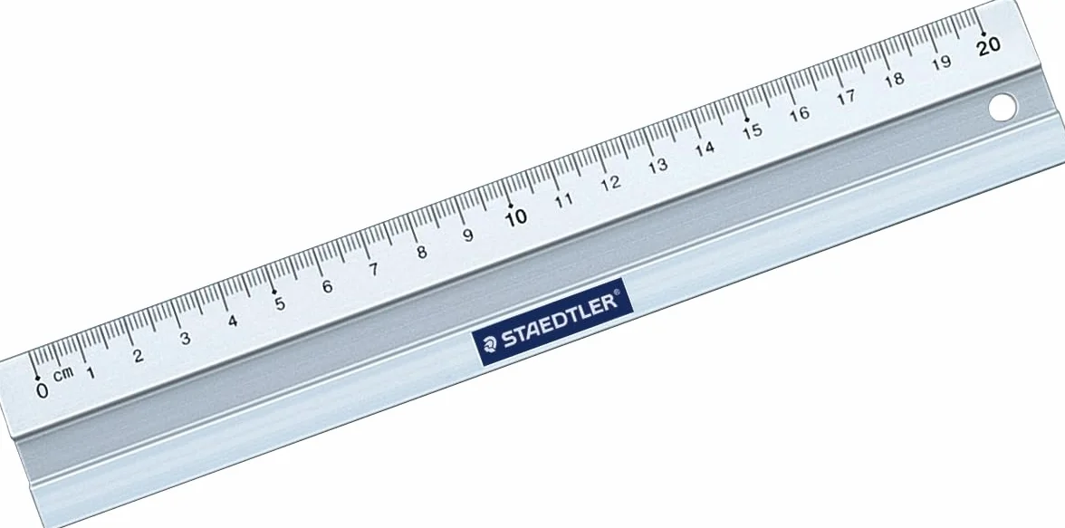 linijka metalowa 20cm