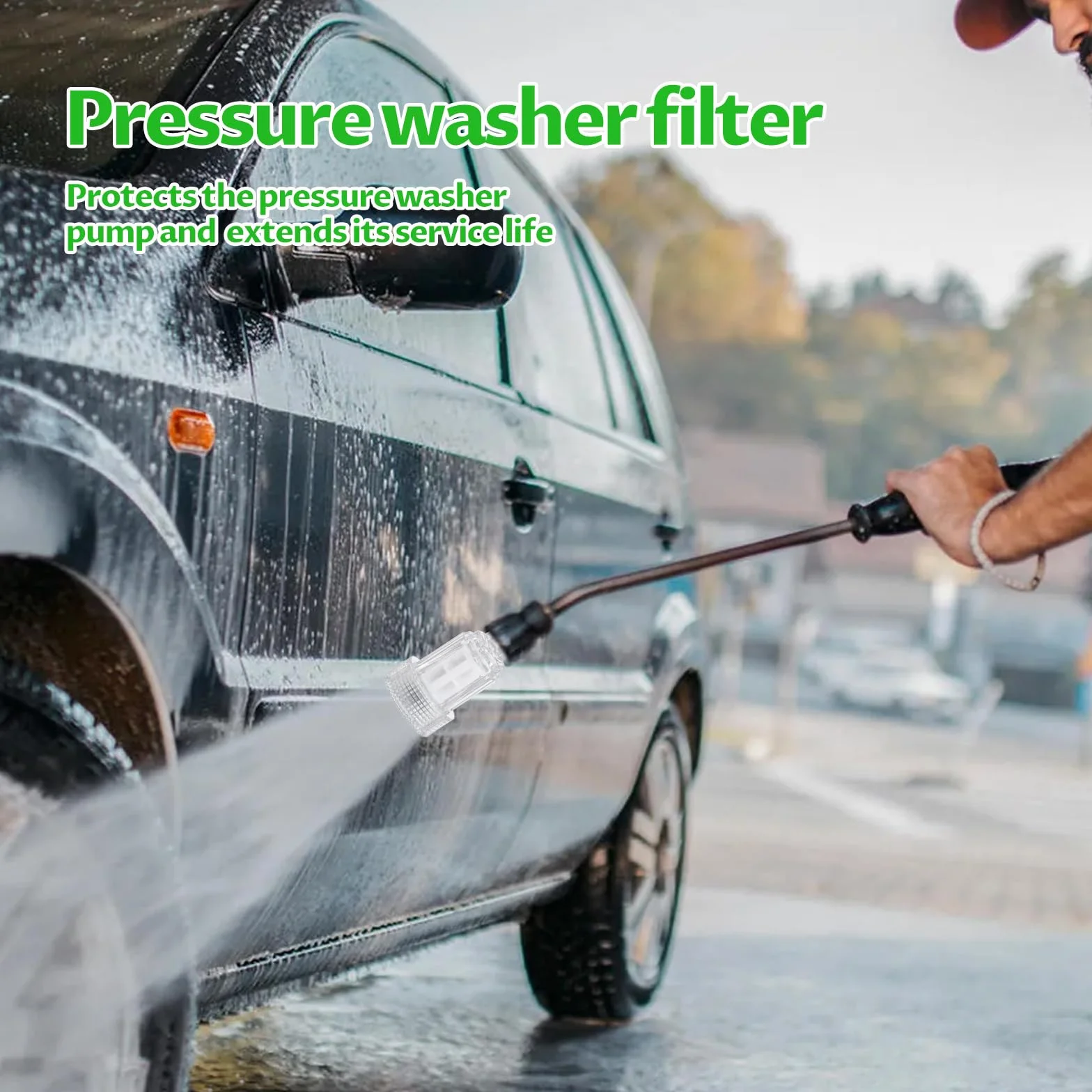 5 sztuk filtrów wody, filtr myjki wysokociśnieniowej, akcesoria do myjki wysokociśnieniowej, filtr wlotu wody 3/4, filtr do myjki ciśnieniowej do ogrodu i nawadniania