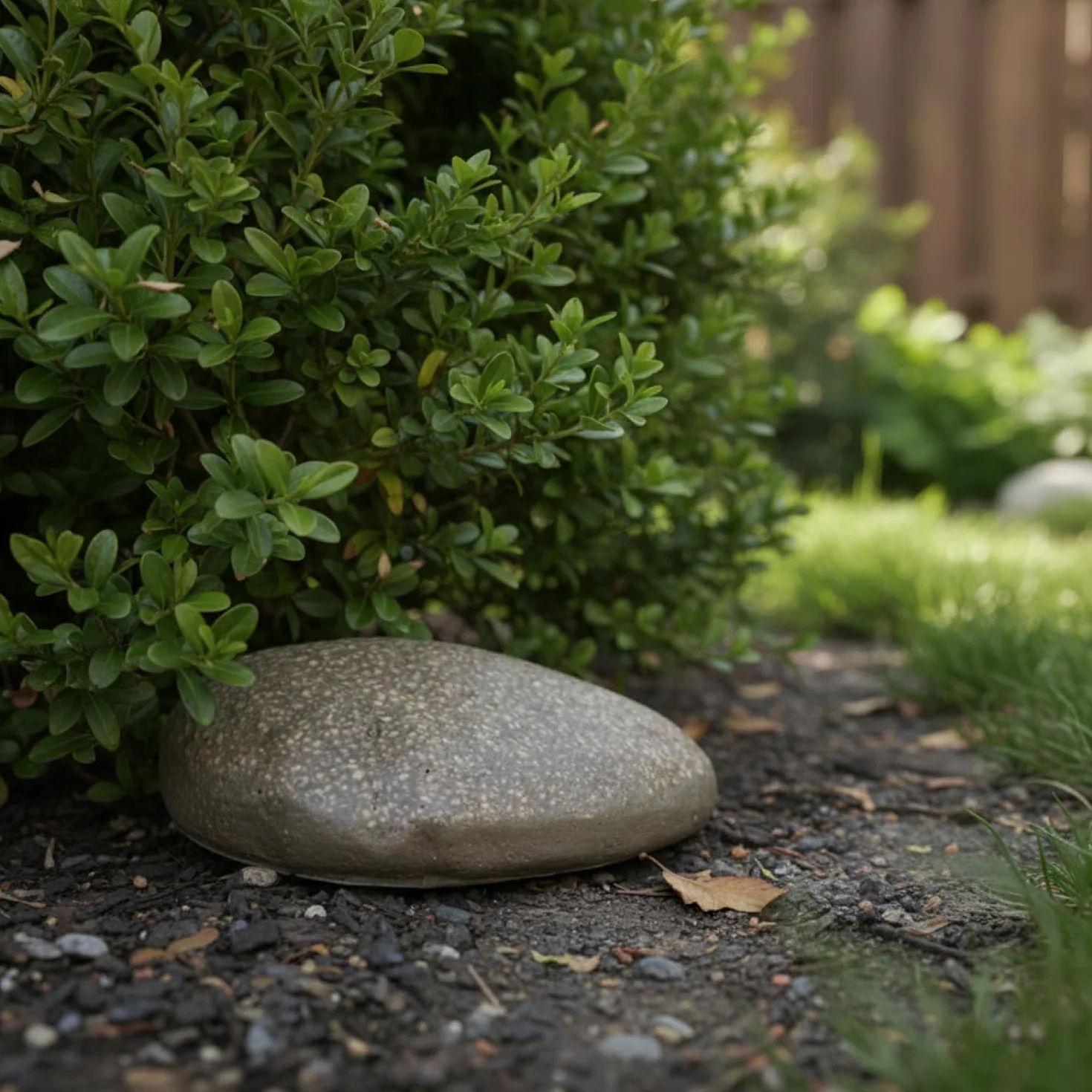 COM-FOUR® Key Stone „Pebblestone” - imitacja kamienia z tajna przegródka - sztuczna skala do geocachingu - kryjówka na klucze o wygladzie kamienia - kamienny manekin (1 sztuka - plaska)