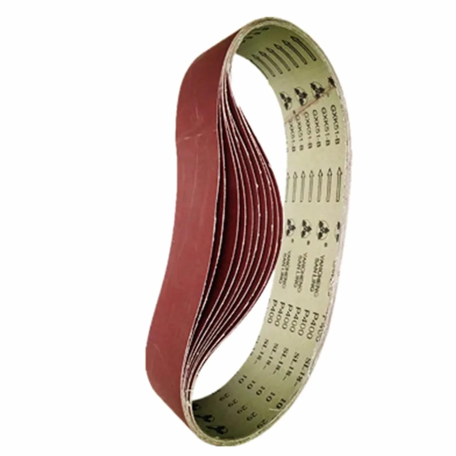 Zestaw taśm szlifierskich 10 sztuk 50x1000mm 40-1000 do szlifierki taśmowej