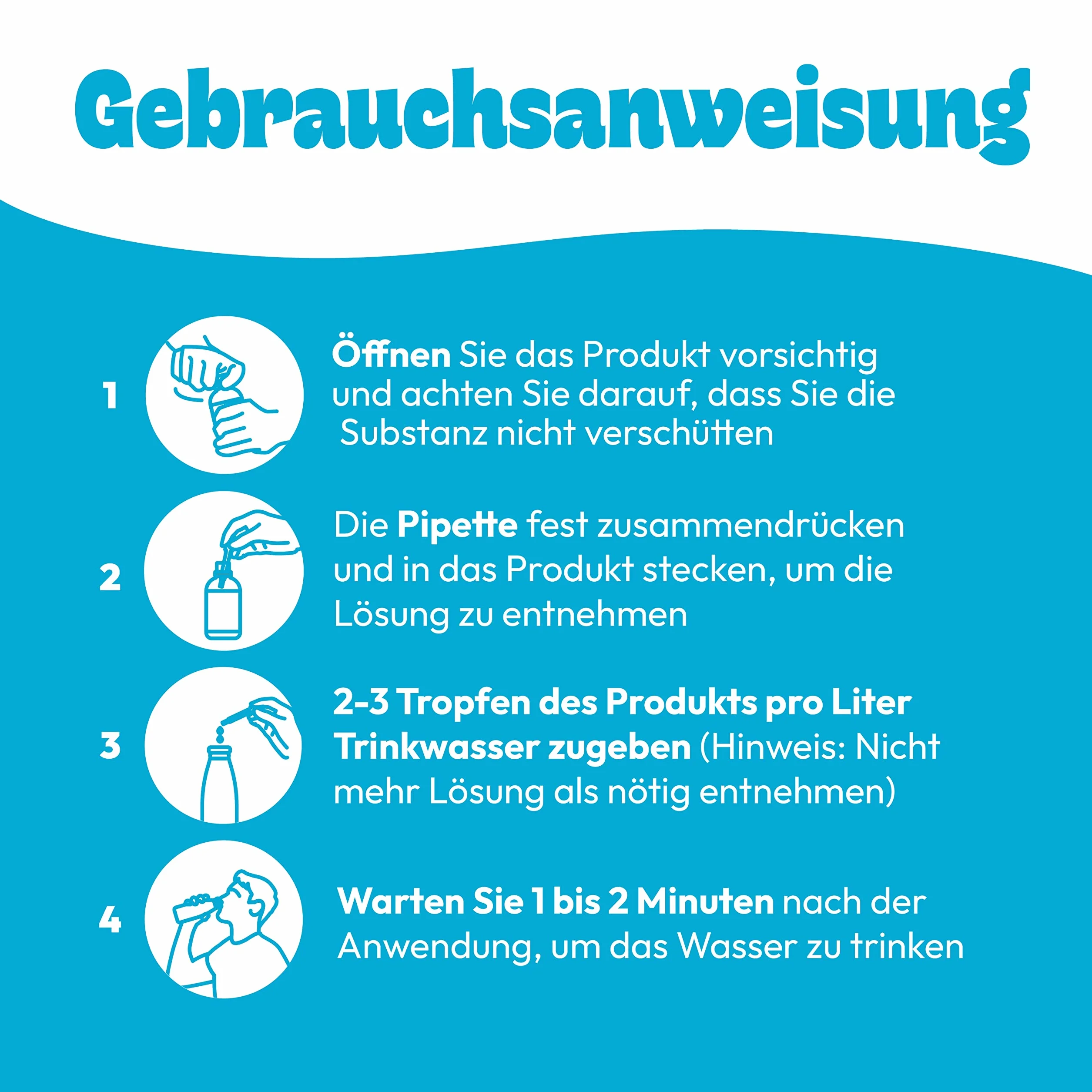 Chlorine Dioxide 250 ml 0,3% CDL do uzdatniania wody, roztwór dwutlenku chloru w butelce z brązowego szkła