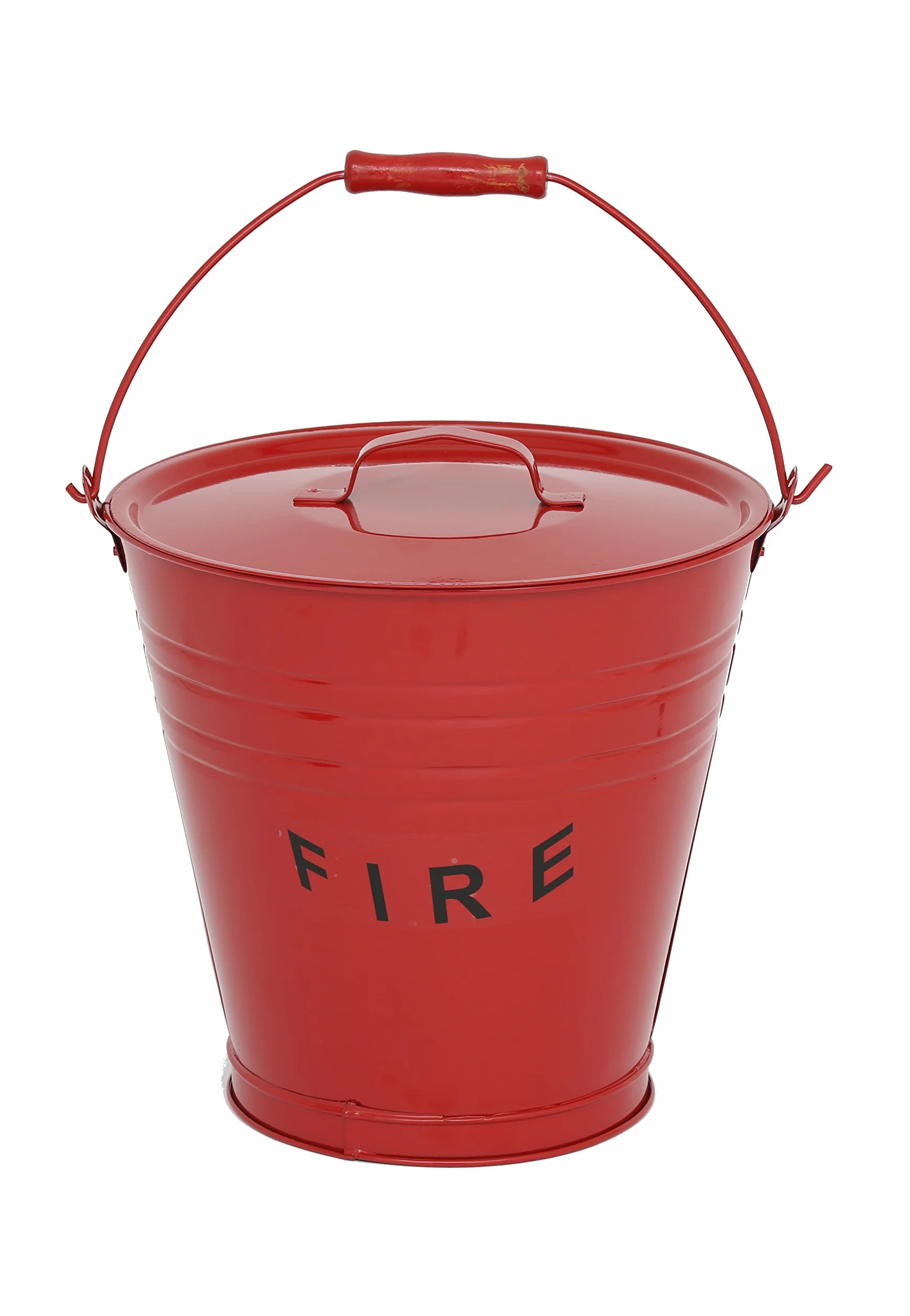 Firechief MFB1 metalowe wiadro ogniowe, czerwone