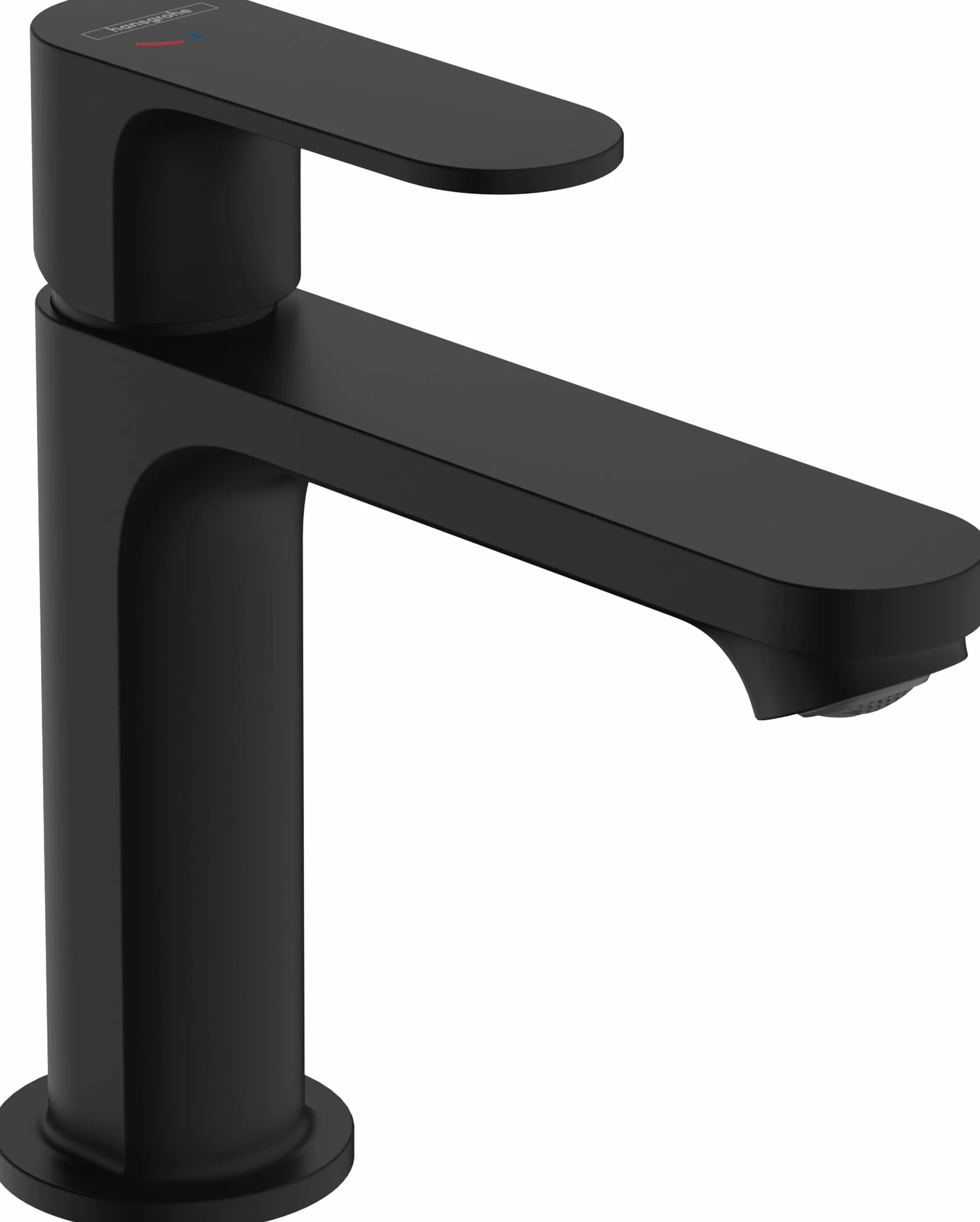 hansgrohe Rebris S 72588670 bateria umywalkowa z odpływem z drążkiem pociąganym, energooszczędna (CoolStart), kran łazienkowy z wysokością wylotu 109 mm, bateria umywalkowa oszczędzająca wodę