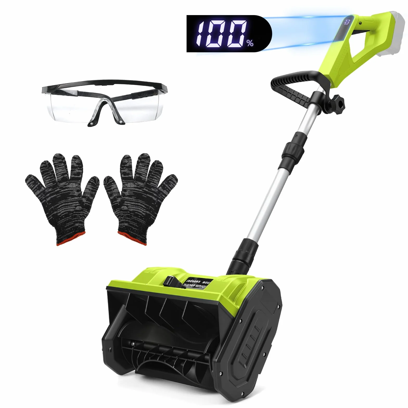 Odśnieżarka akumulatorowa bezszczotkowa 18 V kompatybilna z Makita, szerokość 30 cm, promień rzutu 8 m