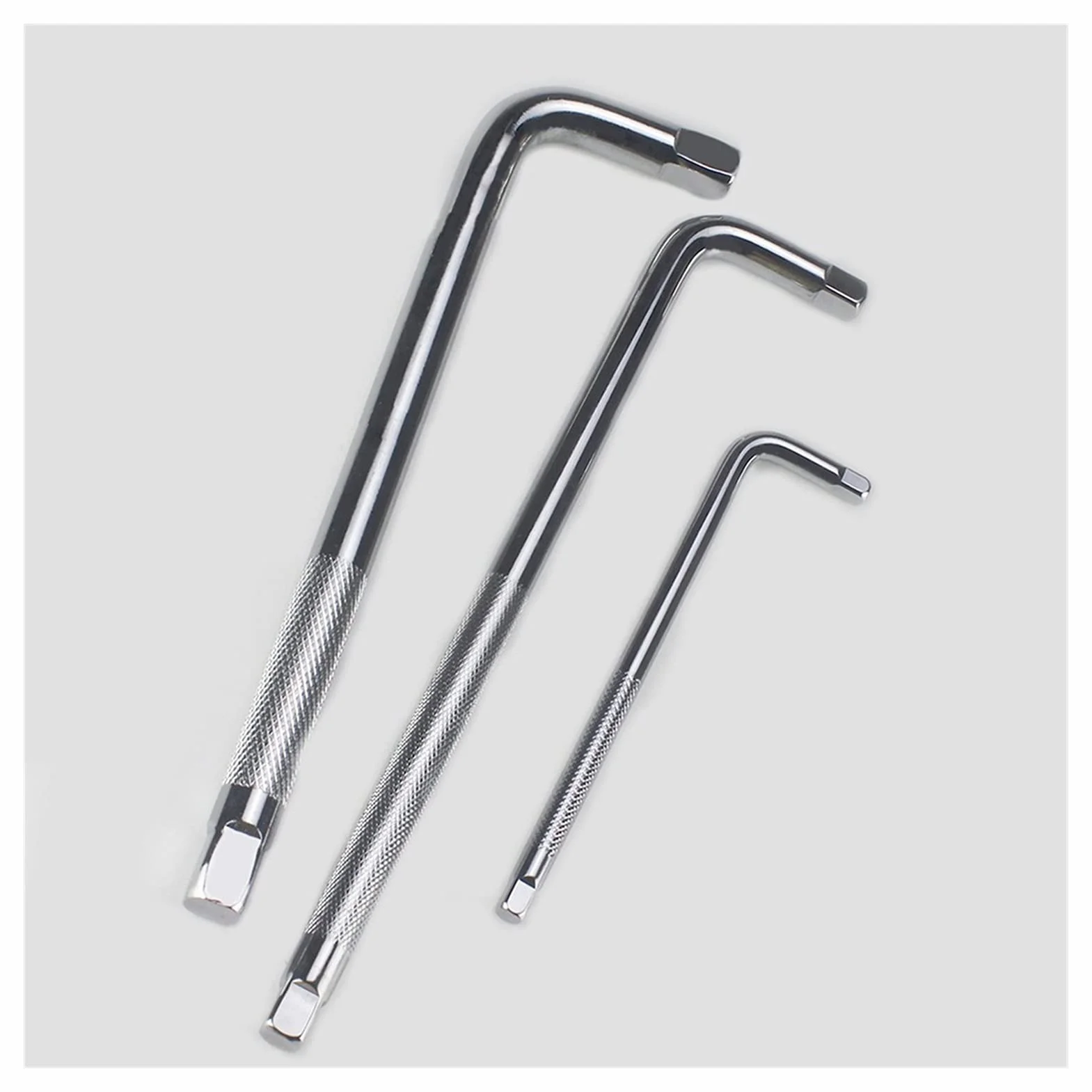 Klucz nastawny ze stali nierdzewnej, klucze nastawne szczękowe, 1 szt. nasadki typu L z wygiętym prętem Ex 1/4", 3/8", 1/2" nasadki z uchwytem L, narzędzia ręczne 150 mm, 250 mm, 6" i 10"