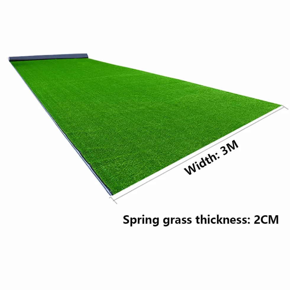 Sztuczna Trawa 3x5m Zielona 20mm Super Gęsta z Otworami Drenażowymi