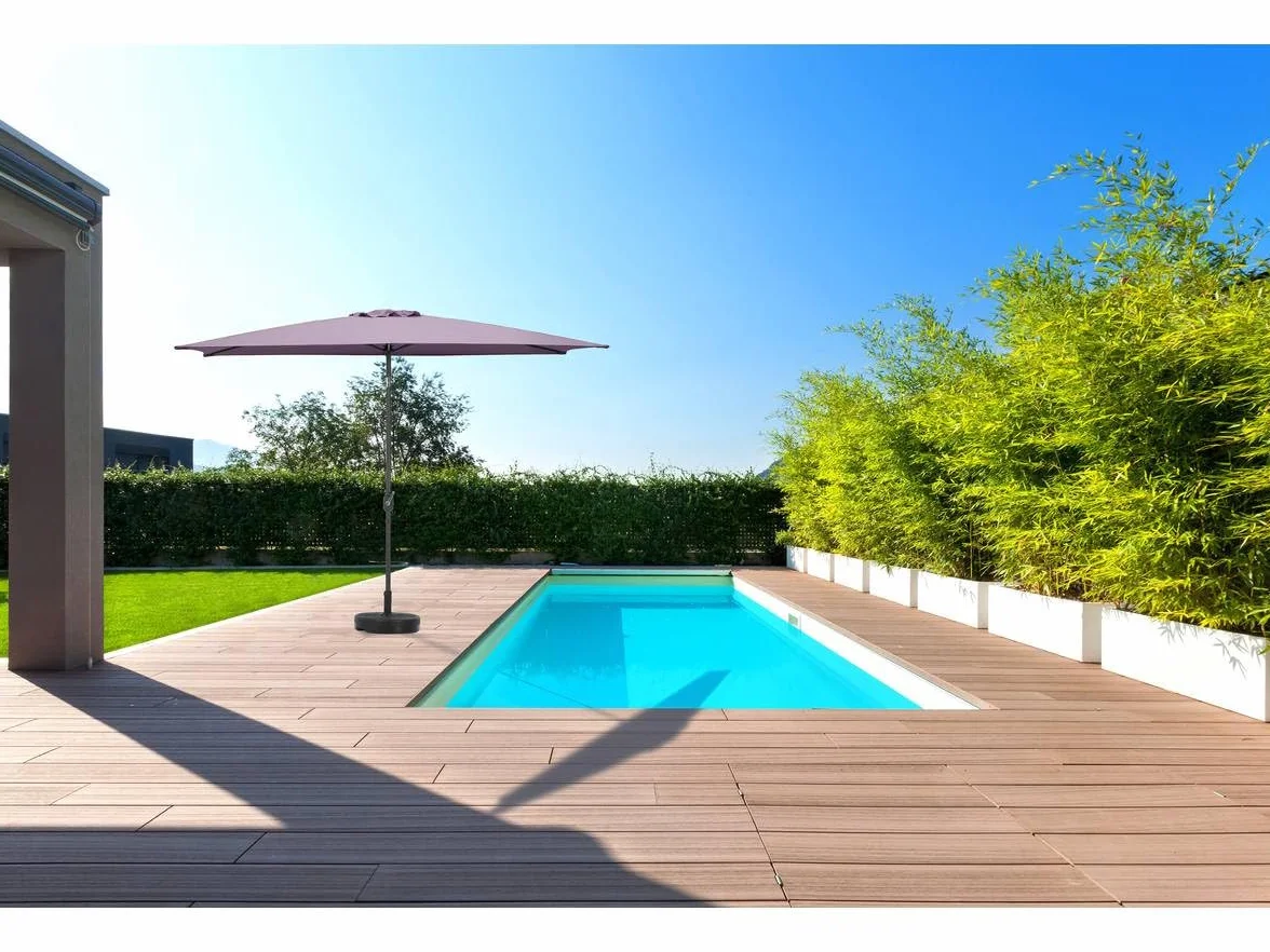 Parasol ogrodowy Sol 2 kwadratowy 2 x 3 m fioletowy