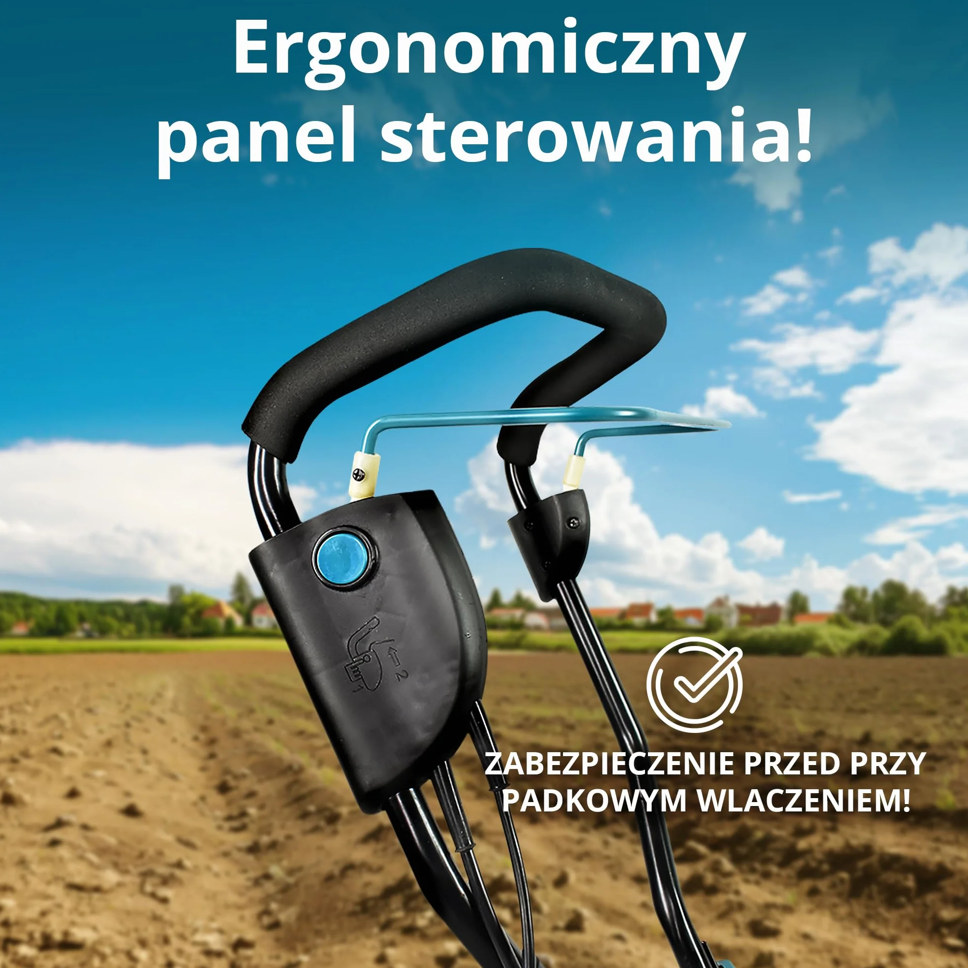 Könner & Söhnen KS 1000T E Glebogryzarka elektryczna, mocne metalowe frezy, szerokość/głębokość robocza 36/22 cm, 1000 W, 230 V, 8 kg, kultywator do podwórek, rabat kwiatowych i ogrodowych