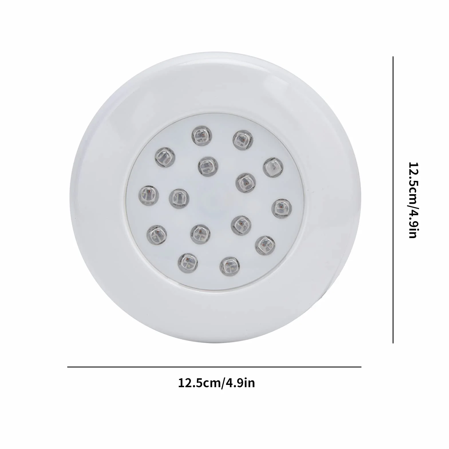 Oświetlenie Podwodne LED 7W, RGB Pełny Kolor, IP68 Wodoodporny, do Basenu, Fontanny, Stawu, Regulowane Kolorowe Światło