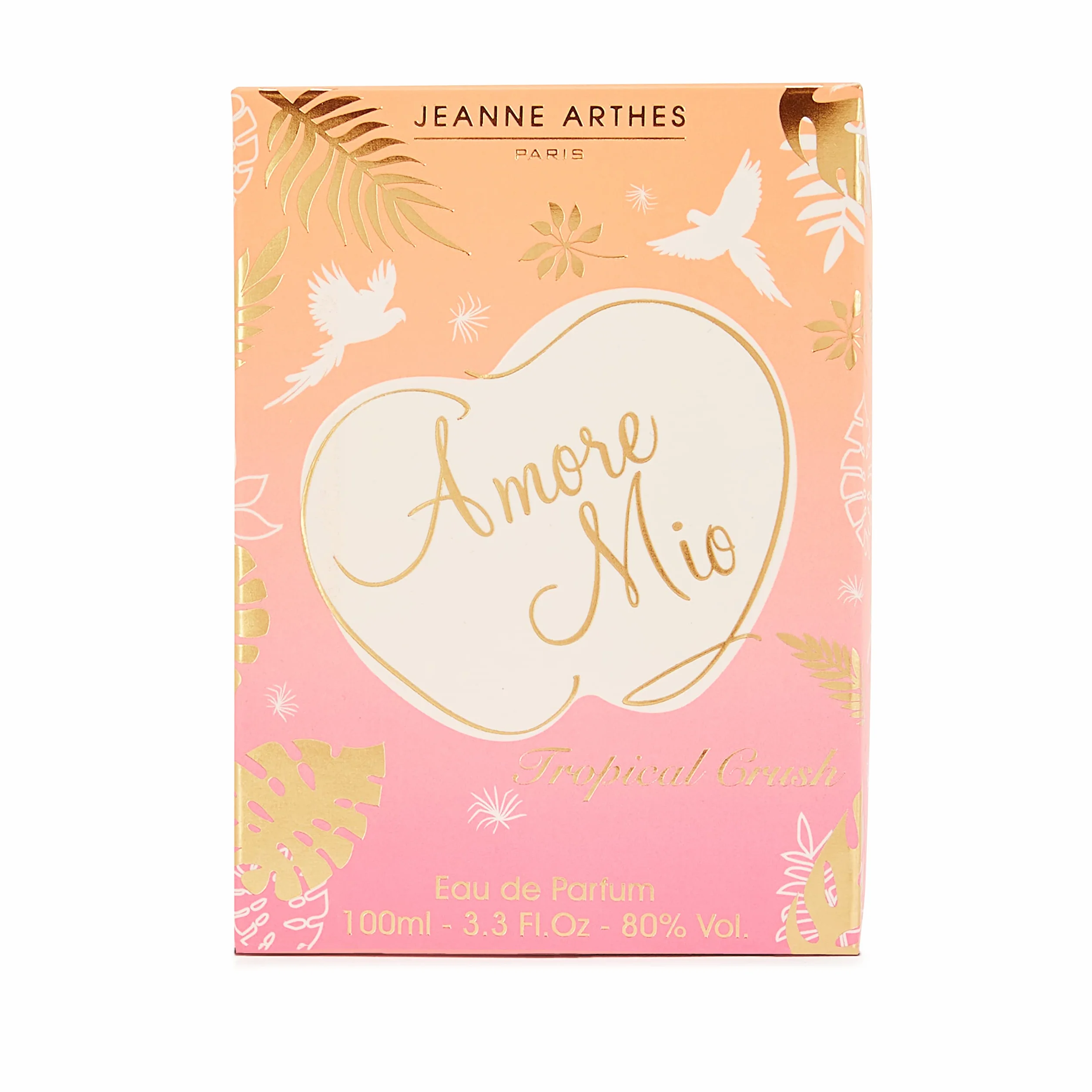 JEANNE ARTHES - Damskie perfumy Amore Mio Tropical Crush - Woda perfumowana - Butelka z rozpylaczem 100 ml - Wyprodukowano we Francji w Grasse