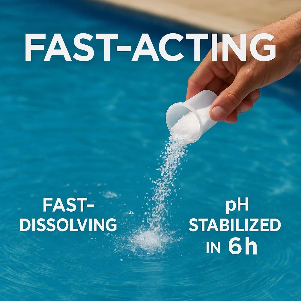 Granulat pH Plus 10 kg w wiaderku, średnia wartość pH w basenie, płyn do pielęgnacji wody z hydromasażem, do krystalicznie czystej wody, idealny do wszystkich rodzajów basenów, łatwe dozowanie ph+
