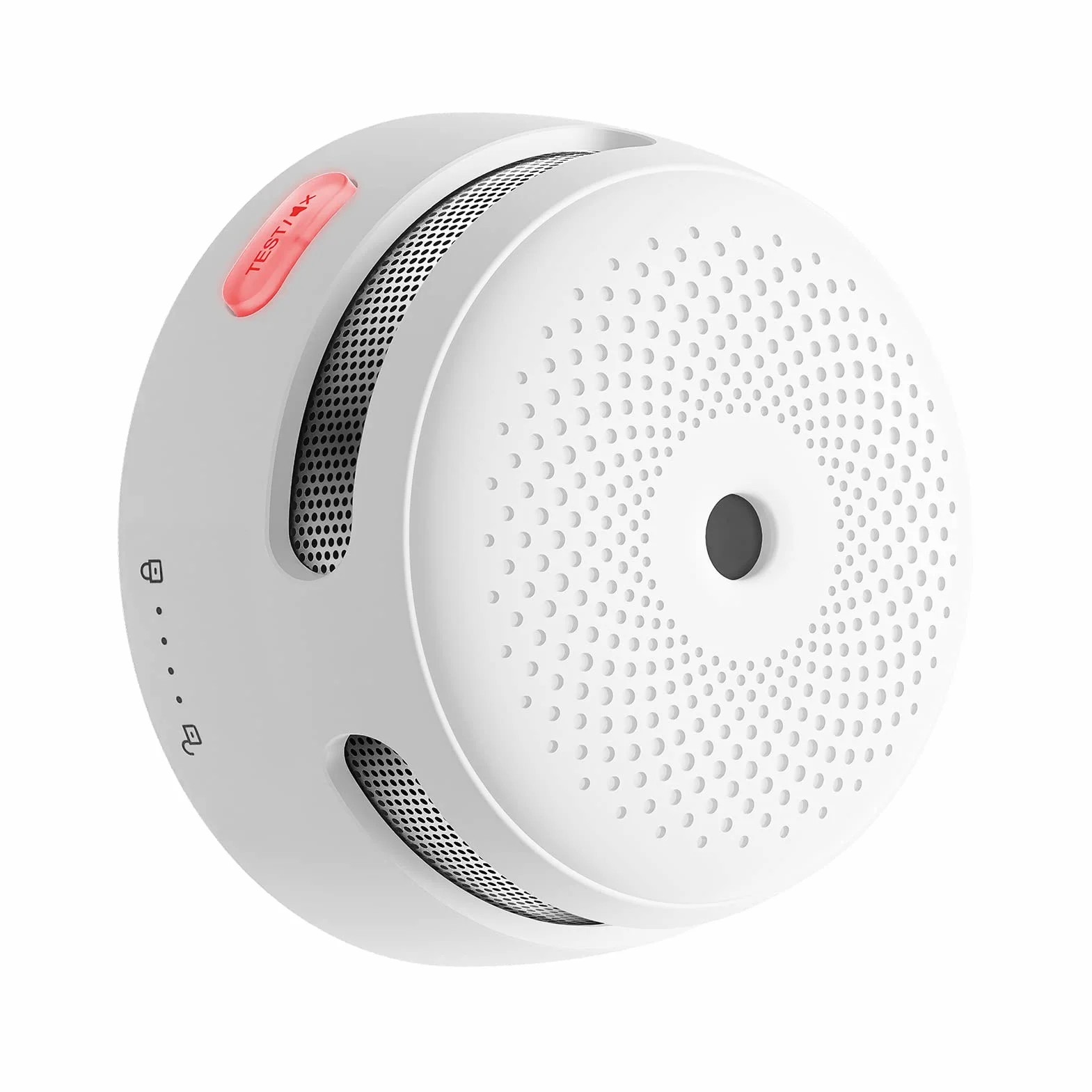 X-Sense Inteligentny czujnik dymu XS01-M, Wi-Fi, kompatybilny z FS31/FS61/FS121, stacja bazowa SBS50 i aplikacja X-Sense Home Security App, sygnał ostrzegawczy 85 dB, podłączony mini czujnik dymu i