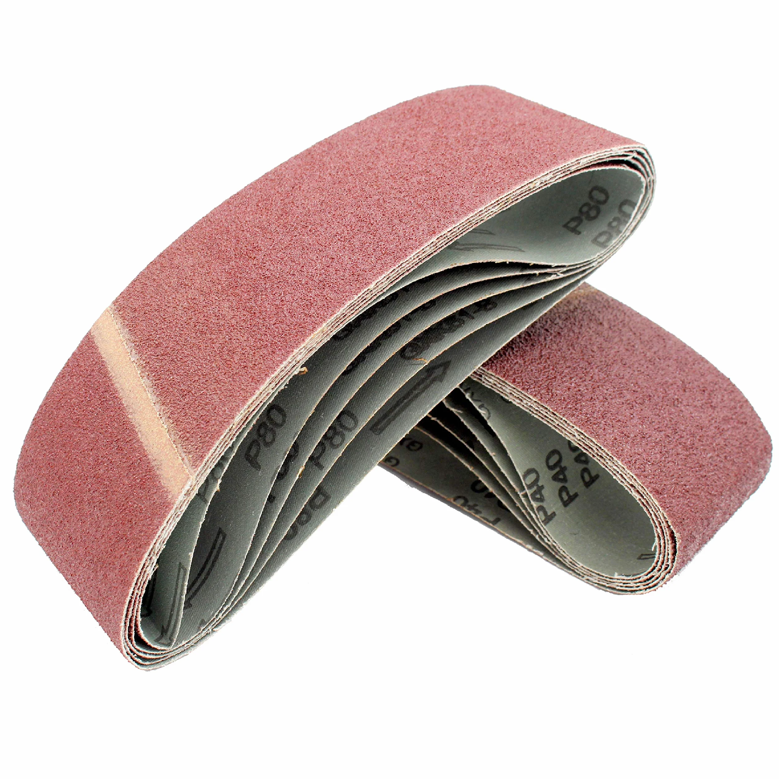 Taśma szlifierska 75 x 533 mm, 10 sztuk, ziarnistość 120, papier ścierny, podkładki do piasku, 10 szt