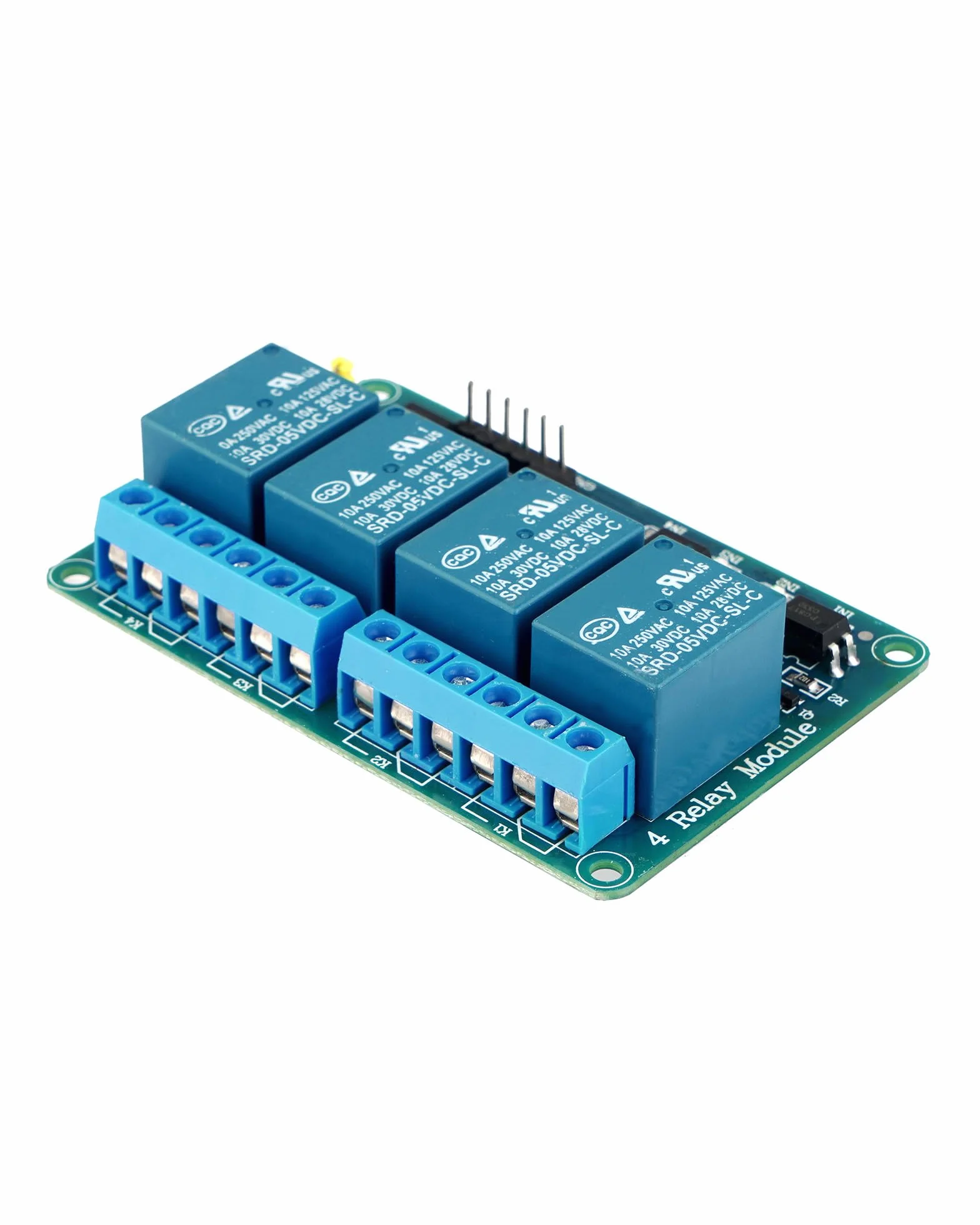 4-kanałowy moduł przekaźnika z transoptorem do Raspberry Pi Arduino TTL Logika PIC DSP AVR ARM