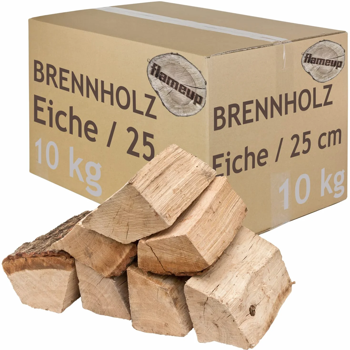 Drewno opałowe, drewno dębowe, do pieca, kominka, paleniska, grilla, w szczapach 25 cm, suszone, 120 kg