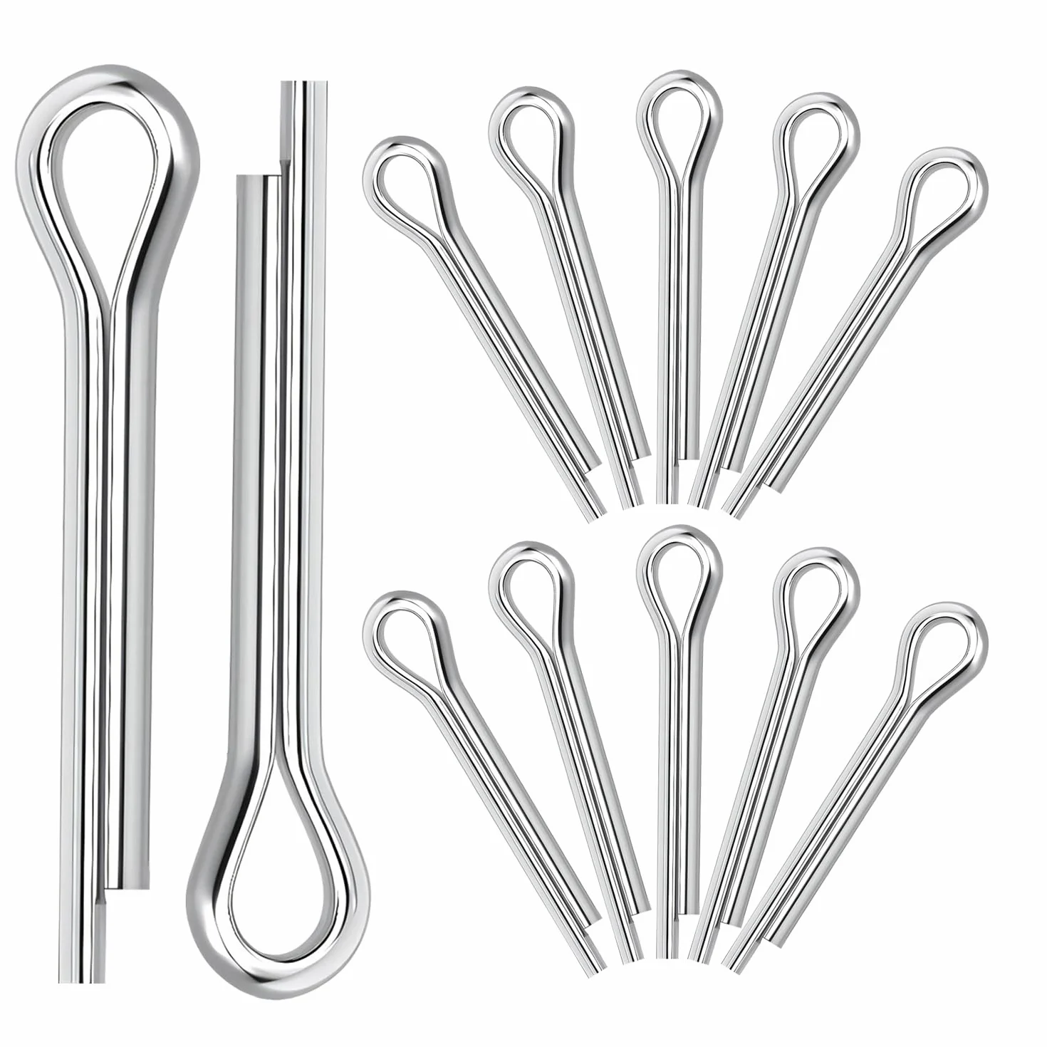 Qrity 20 sztuk zawleczek ze stali nierdzewnej, M3 x 20mm