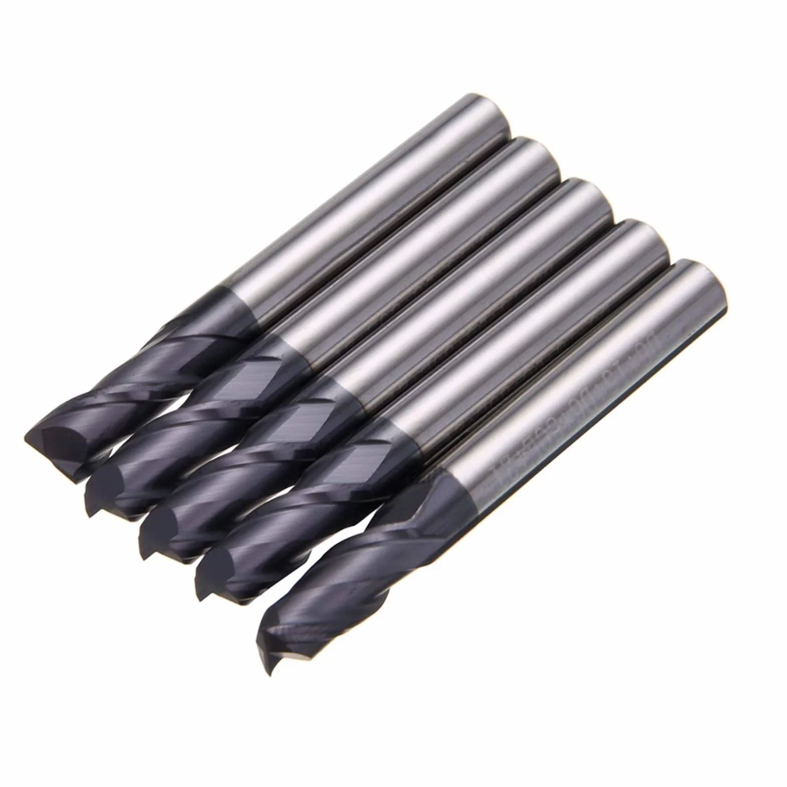 Zestawy wierteł 5 sztuk 6mm Shank frezy z węglików spiekanych, 2-ostrzowe trwałe stalowe wiertła, metalowe narzędzia do cięcia drewna, frezy