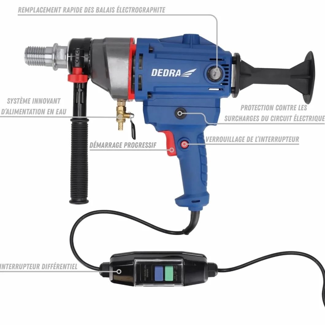 DEDRA DED7615 Wiertnica do betonu 130mm 1700W 1990 RPM
