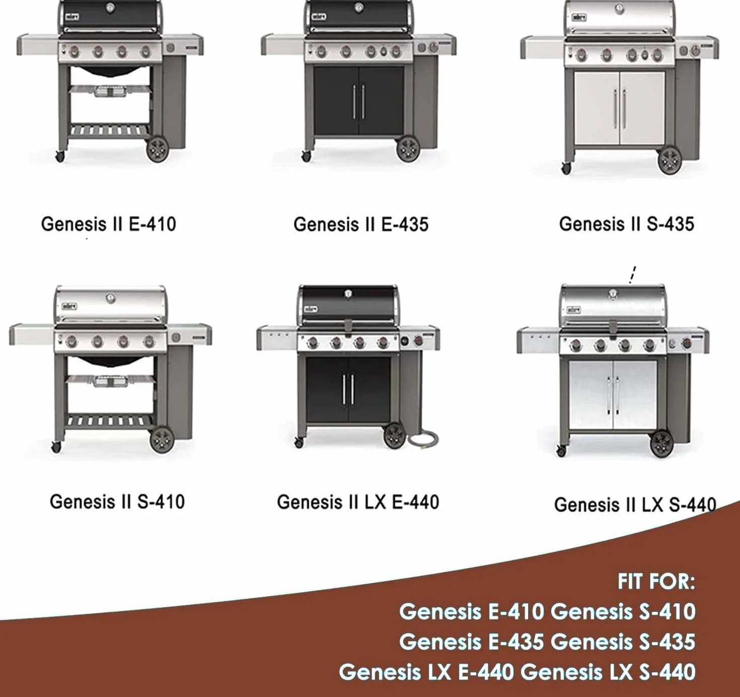 Weber GFTIME żeliwne ruszty do grilla 47,5 x 85 cm Genesis II 400 LX 400
