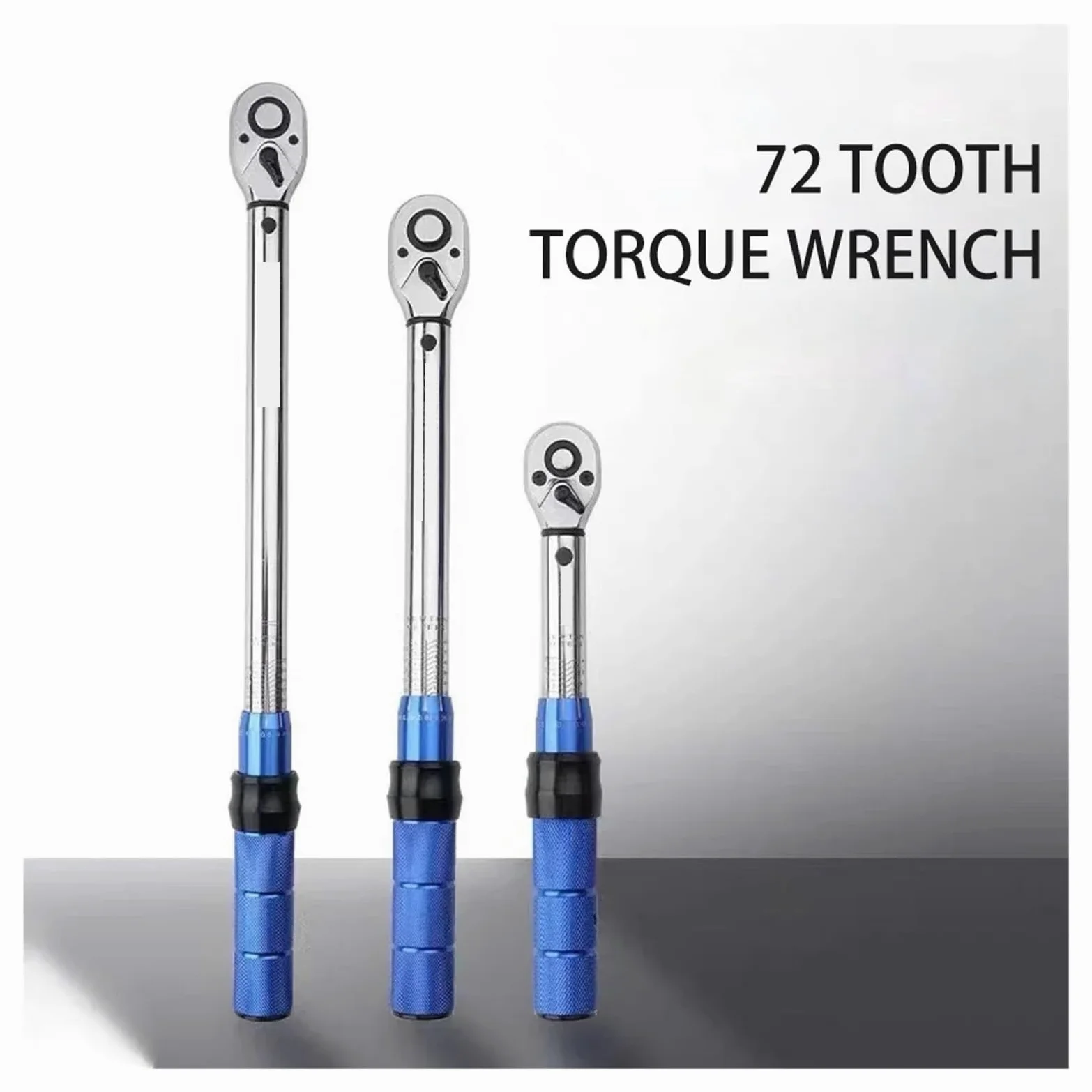 Telescopic Ratchet Klucz dynamometryczny 3/8 cala 5-60Nm Kwadratowy moment obrotowy Kluczowe narzędzie samochodowe mały klucz dynamometryczny
