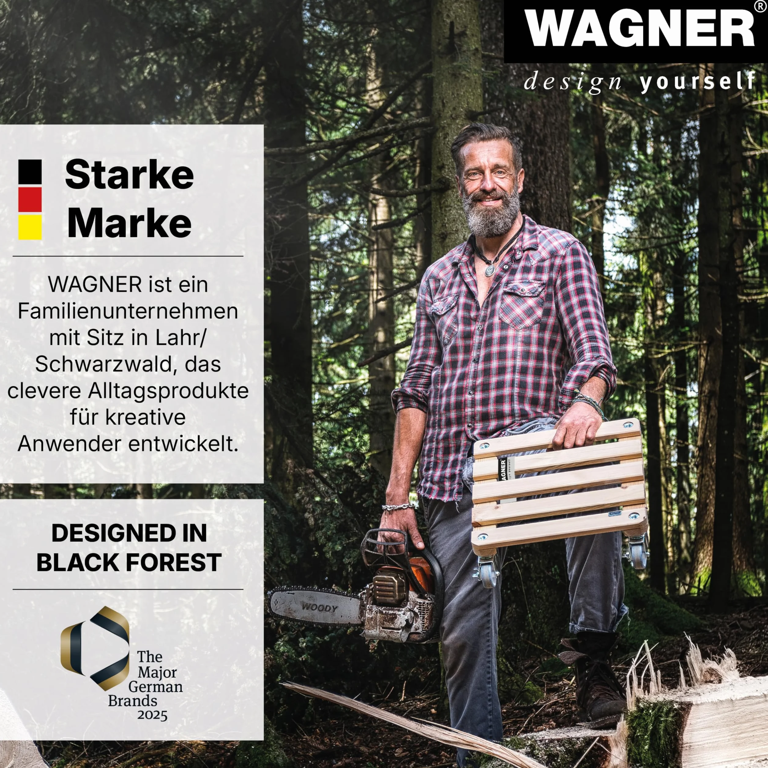 Wagner Podstawa na Kółkach Wysuwana Srebrny 32-47 cm