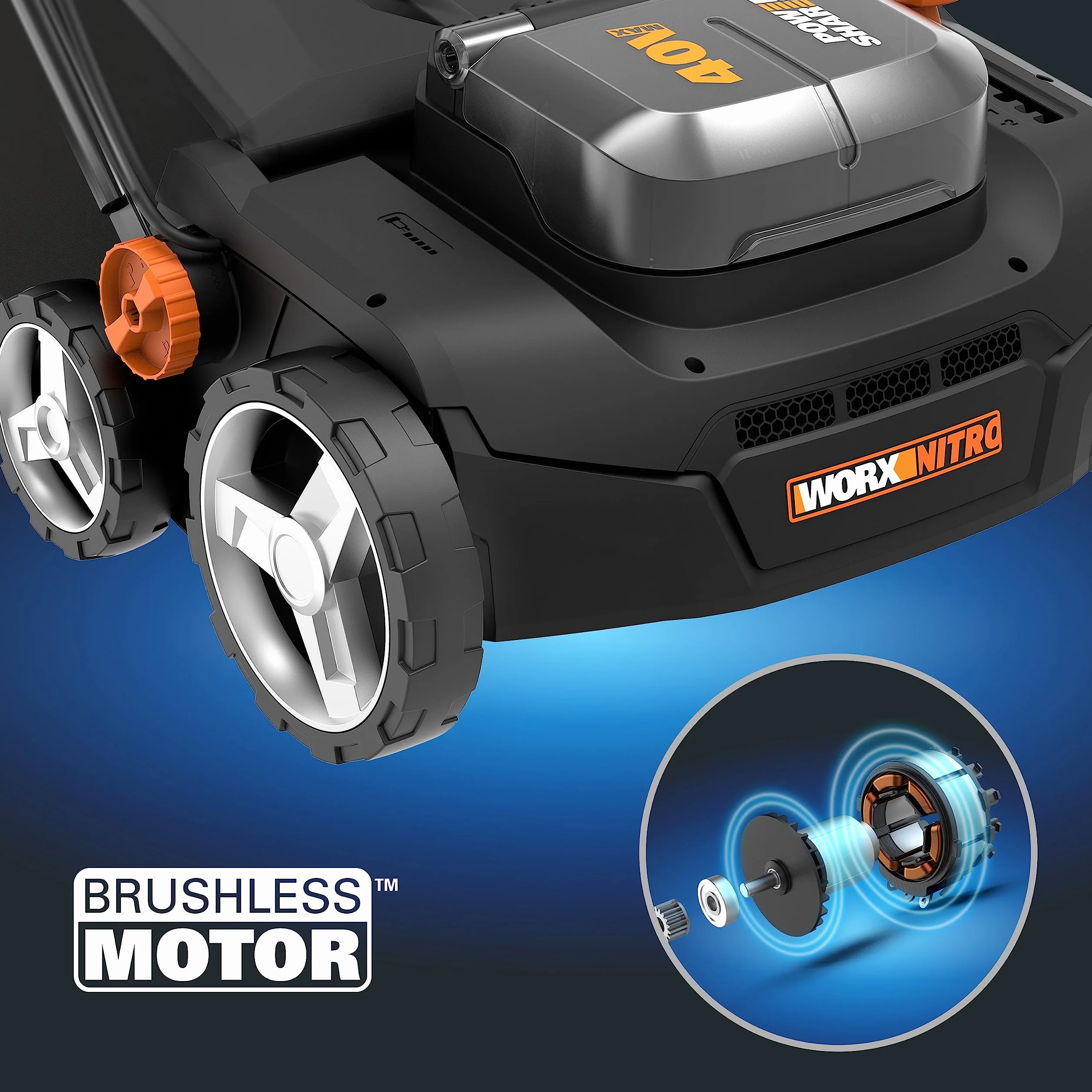 WORX Nitro wertykulator akumulatorowy WG855E.9 400 ㎡ 36 cm silnik bezszczotkowy