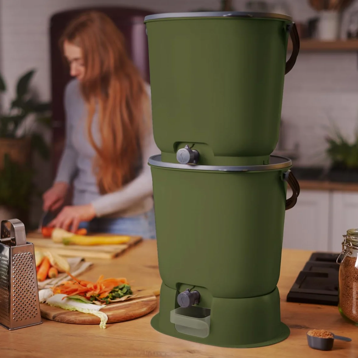 Zestaw 2 kompostowników Bokashi Essential 15,3L