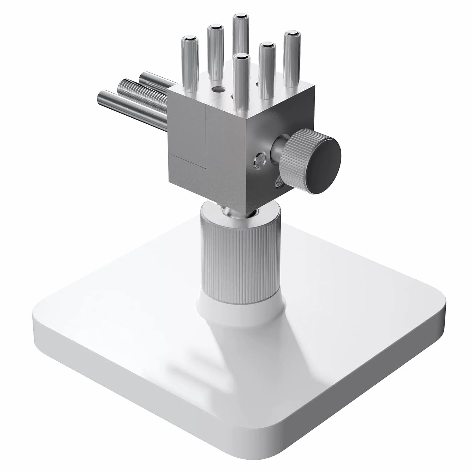 Mini imadło stołowe, precyzyjne 360 ° uniwersalny imadło do modelowania, maksymalna długość dokręcania 28 mm, narzędzie do trzymania małych części, do modelarstwa, malowania