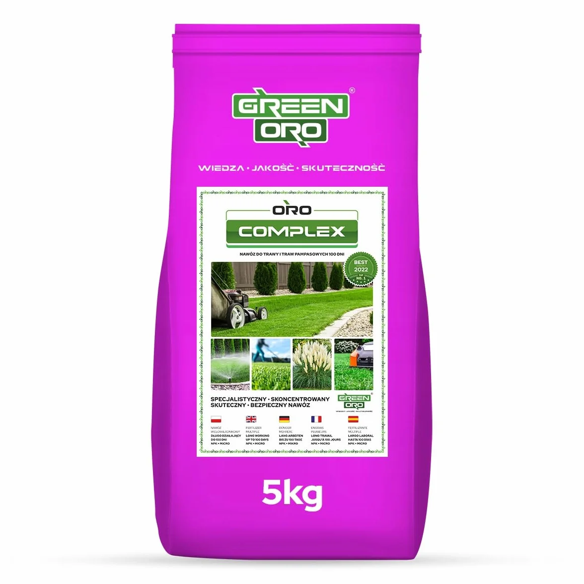 ORO COMPLEX 5KG Nawóz do trawnika zwalczania mchu